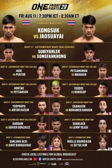 ONE Friday Fights 28: Kongsuk vs. Jaosuayai