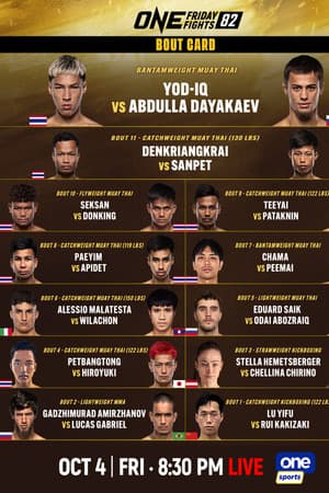 ONE Friday Fights 82: Yod-IQ vs. Dayakaev